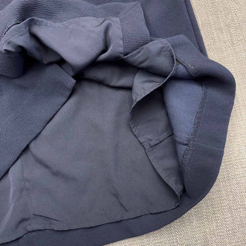 Banana Republic Utility Sheath Dress Womens 8 Navy Sleeveless Button Pocket - Picture 14 of 16